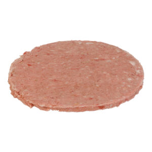 Double Red 75/25 Beef Pattie, Oval, 4 oz – 40 per case