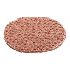 Double Red 80/20 Ground Beef Patties, Wide, 3.2 oz – 50 per case