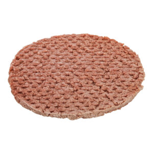 Double Red 90/10 Ground Beef Patties, Wide, 5.33 oz – 45 per case